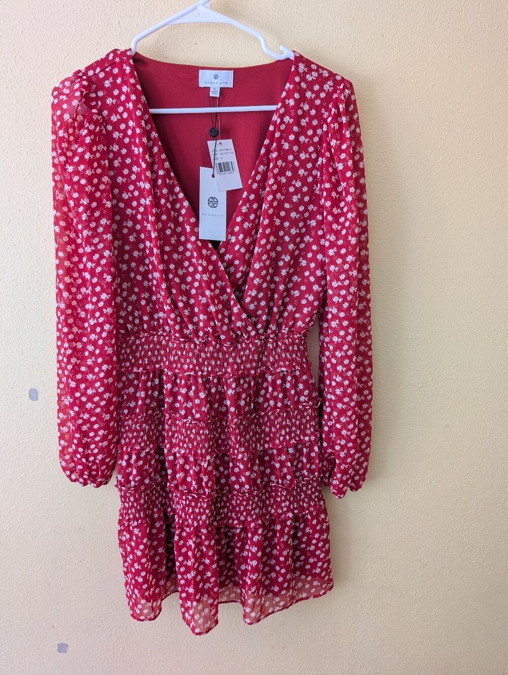 Nordstrom Rack Socialite Size Small Red Dress NWT